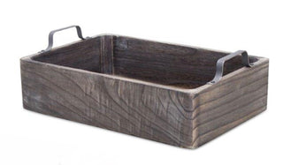 Wood & Metal Tray