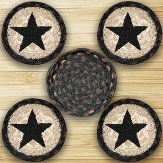 Star Braided Jute Coaster Set