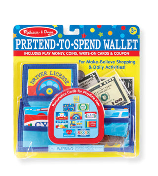 Melissa & Doug Pretend to Spend Wallet