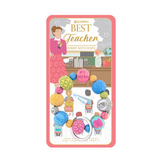 Jilzarah Best Teacher Keychain