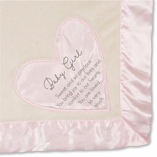 Baby Girl Comfort Plush Blanket