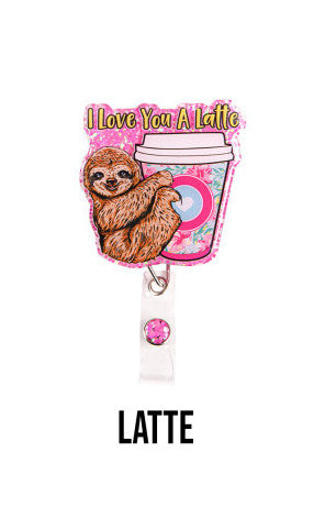 Simply Southern Badge Reel Latte