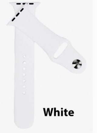 Silicone Apple Watch Band #4 White 42/44/45mm