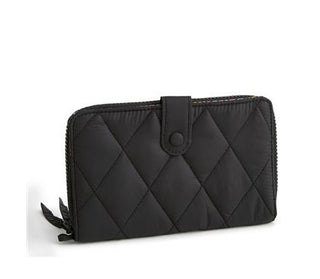 Vera Bradley Nylon Large Tab Wallet Moonless Night