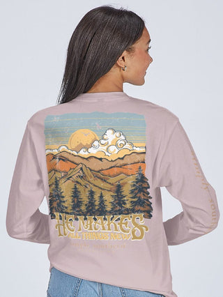 Simply Southern Long Sleeve Tee New Driftwood
