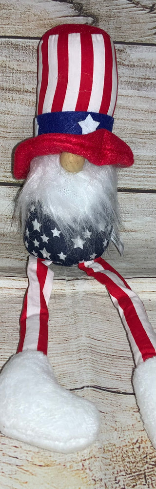 Uncle Sam Gnome w/Dangle Legs