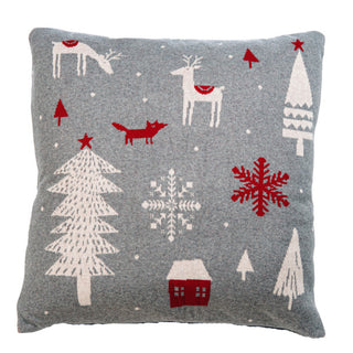 Holiday Mod Woodland Pillow