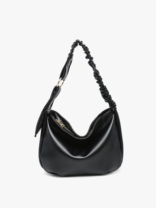 Jen & Co Jakarta Slouchy Shoulder Bag Black JN2647
