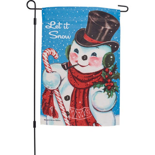 Let it Snow Garden Flag