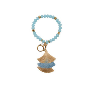 Simply Southern Crystal Bead Bangle Turquoise