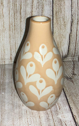 Stoneware Natural & White Vase Style 2