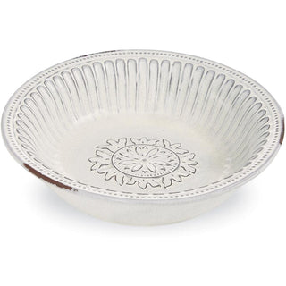 Mudpie Flower Serving Bowl