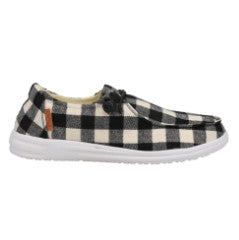 Corky's Kayak Slip On White Plaid