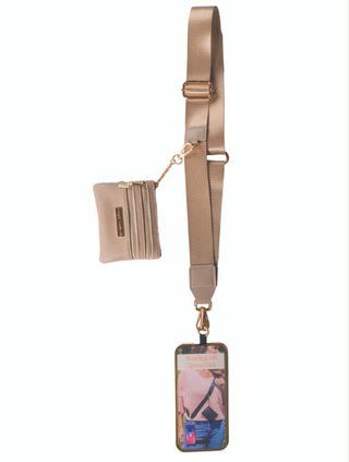 Simply Southern Crossbody Phone Wallet Tan
