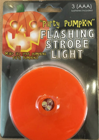 Party Pumpkin Flashing Strobe Light