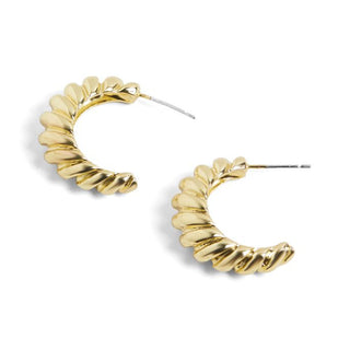 Whispers Gold Ripple Earrings WN004555