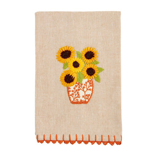Mudpie Sunflower Bouquet Towel