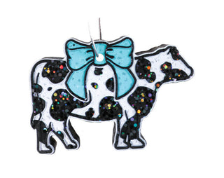 Simply Southern Air Freshiez Cotton Blossom Black Cow Blue Bow