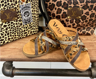 Very G Giselle Sandal Tan Leopard