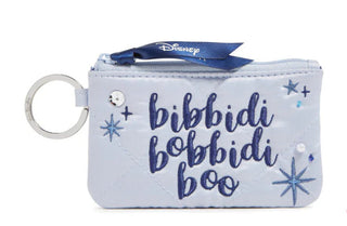 Vera Bradley Disney Zip ID Case Cinderella Bibbidi Bobbidi Boo