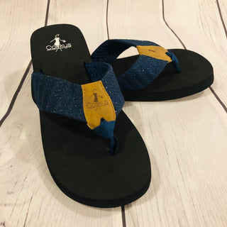 Corky's Lakeside Flip Flops Navy