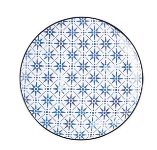 Porto Blue Tile Porcelain Appetizer Plate