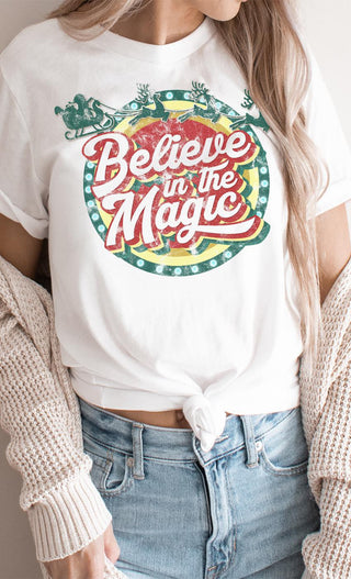 Kissed Apparel Believe in the Magic T-Shirt Citron
