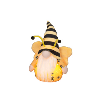 Lighted Plush Bee Gnome