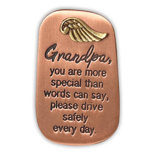 Drive Safely Visor Clip Grandpa