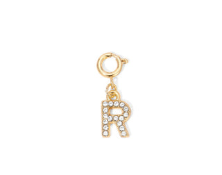 My Fun Colors Rhinestone Initial Gold R