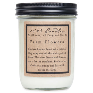1803 Farm Flowers Soy Jar Candle