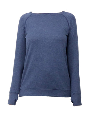 Hello Mello Weekender Crewneck Navy