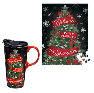 Believe in the Magic Ceramic Mug & Puzzle Gift Set