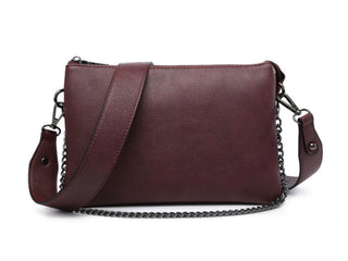 Jen & Co Izzy Crossbody Burgundy M2056