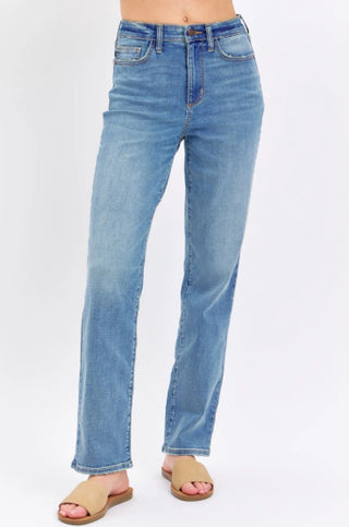 Judy Blue High Waist Straight Fit 8602