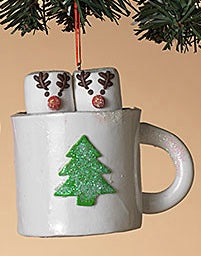 Marshmallows in Mugs Ornament