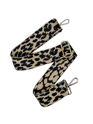 Jen & Co Guitar Strap Leopard Tan STP-LP.TN
