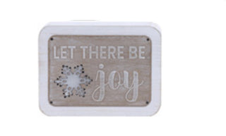 Wood Christmas Block Sign