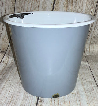 Enamel Distressed Planter