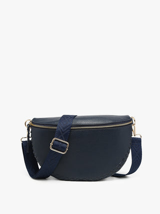 Jen & Co Janae Whipstitch Crossbody Navy M2684
