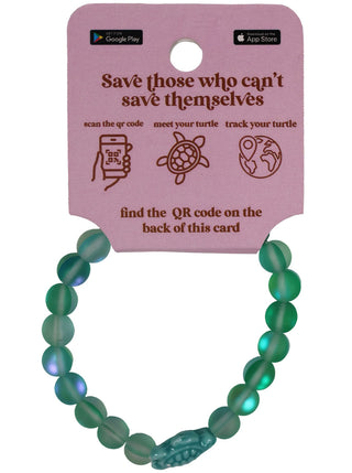 Simply Southern Turtle Tracking Bracelet Earth