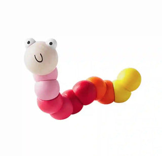 Mudpie Orange Wooden Wiggly Worm