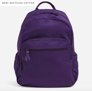Vera Bradley Recycled Cotton Campus Backpacks Cardinal Red
