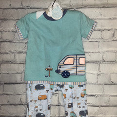 Baby Dumpling Top and Pant On The Road Again 6-9 months