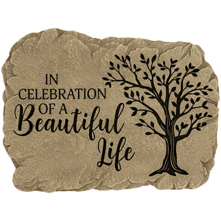 Celebration of a Beautiful Life Garden Stone