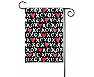 Hearts Hugs & Kisses Garden Flag
