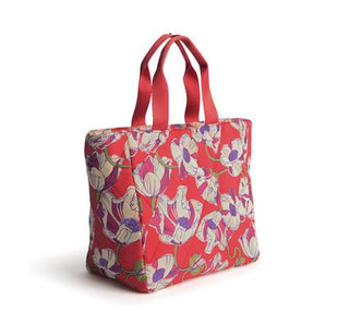 Vera Bradley Lunch Tote Swirling Poppies