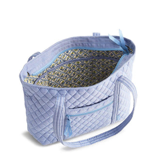 Vera Bradley Small Original Vera Tote Blue Chambray