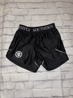 Simply Southern Youth Cheer Shorts Black