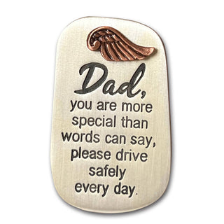 Drive Safely Visor Clip Dad